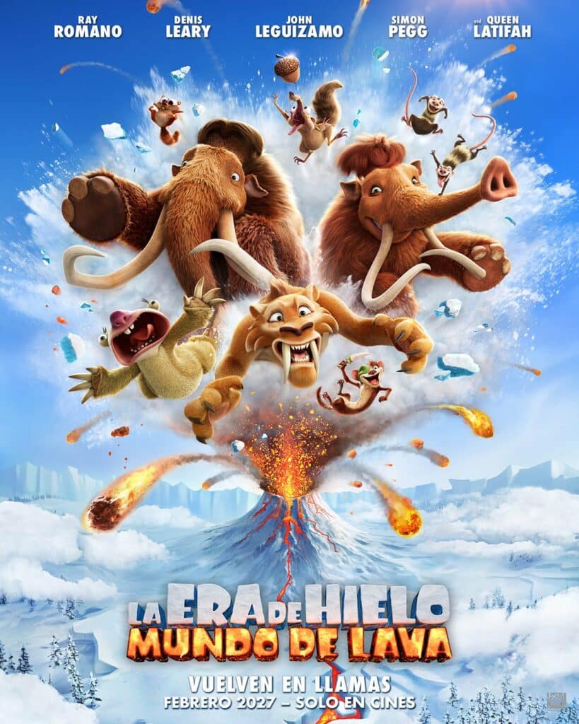 Póster de La era de hielo: Mundo de lava