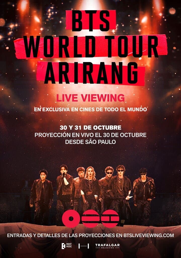 Póster de BTS World Tour 'Arirang' in São Paulo