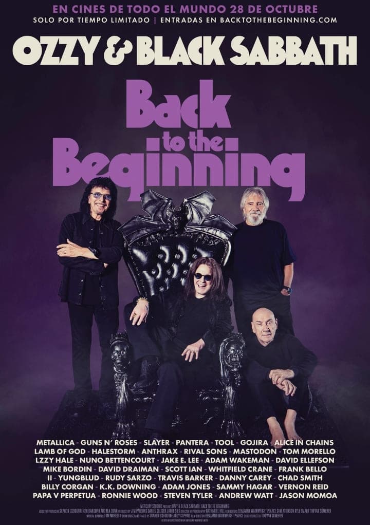 Póster de Ozzy & Black Sabbath: Back To The Beginning